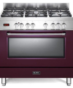 Elba 90cm Excellence Range Gas & Electric Stove (Wine Red)