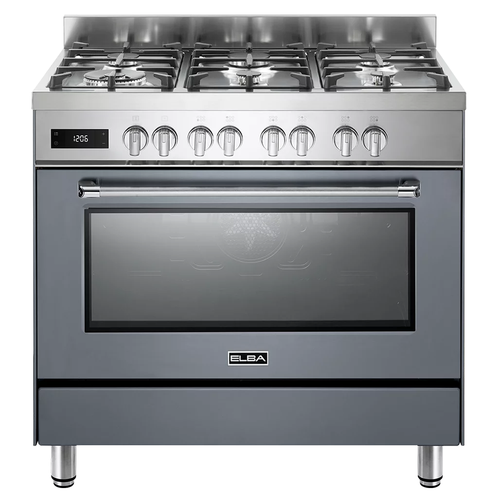 Elba Excellence 90cm Gas & Electric Stove - Grey