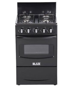 Blaze 4 Burner Stove and Oven (Black)