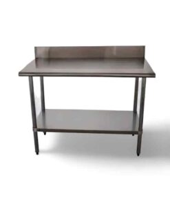 Stainless Steel Table with Splashback (1.7 MIT)