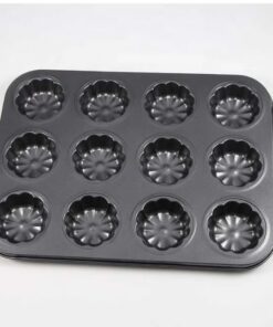 Muffin Pan 12 Cup Non Stick Cupcake With Design
