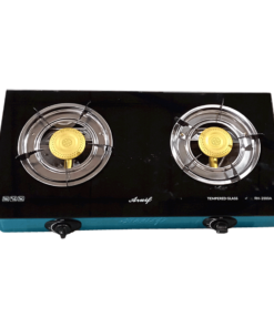 Aruif 2 Burner Auto Ignition Tempered Glass Gas Stove