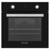 Elba 60CM Multifunction Electric Oven with Black Glass Finish