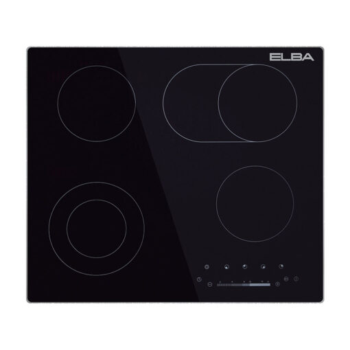 Elba Classic 60CM 4 Zone Ceran Hob - Black