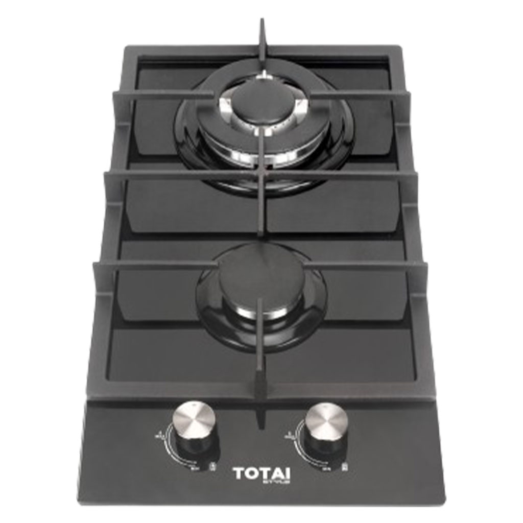 Totai 2 Burner Gas Hob Gas on Glass