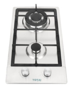 Totai 2 Burner Gas Hob Stainless Steel