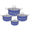 Condere 8 Piece Colour Cookware Set