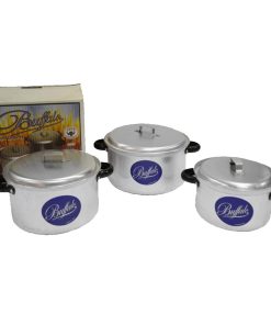 Buffalo Aluminium 3PC Standard Pot Set