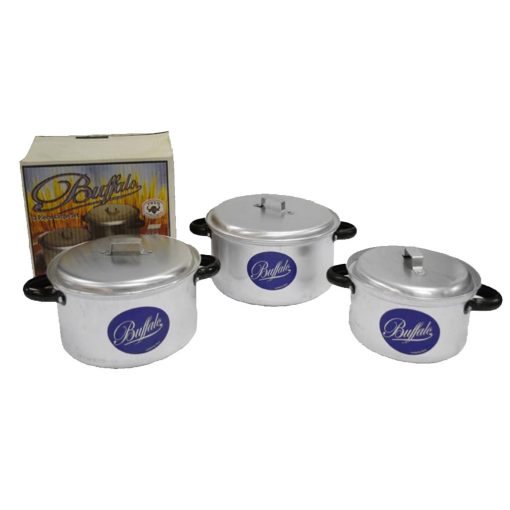 Buffalo Aluminium 3PC Standard Pot Set