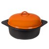 Cordon Cast Iron 30CM Pot (Orange Lid)