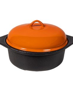 Cordon Cast Iron 30CM Pot (Orange Lid)