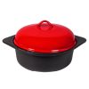 Cordon Cast Iron 23CM Pot (Red Lid)