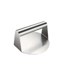 Smash Burger Round Professional Non-Stick Meat Press – Stainless steel meat smasher for perfect burgers, ideal for use in South Africa.