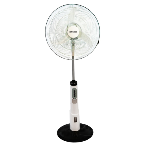 Kenwood - Pedestal Fan 45cm White with Rechargeable Battery