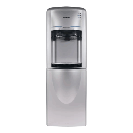 SnoMaster Water Dispenser (YLR2-5-16TH) Silver - Hot and Cold Water Dispenser with Storage Cabinet and Drip Tray for Home or Office in South Africa.