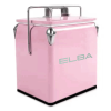 Elba Retro Metal Coolerbox in Pink – Perfect for outdoor adventures in South Africa.