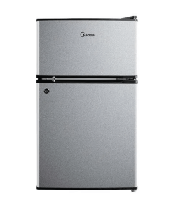 Midea 87l Silver Double Door Bar Fridge - HD-113FN