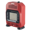 Totai Portable Mini Gas Heater - Red with ceramic tiles and hose for heating in South Africa