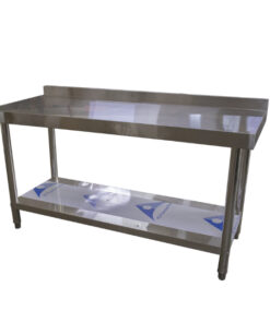 Stainless Steel Table with Splashback (1.1 MIT)