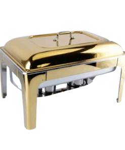 Chafing Dish Rectangular Gold Singal Pan ( CONDERE )
