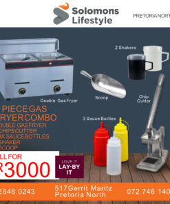 7 Piece Gas Fryer Combo