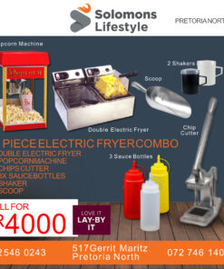 6 Piece Electric Fryer Combo