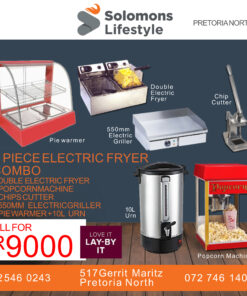 6 Piece Electric Fryer Combo