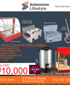6 Piece Gas Fryer Combo