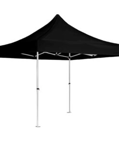 3x3m Heavy Duty Black Gazebo