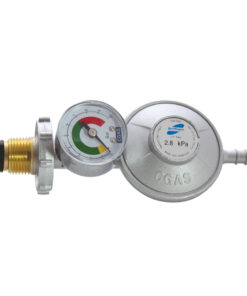 Safegas Bullnose Regulator with Gas Contents Indicator Gauge