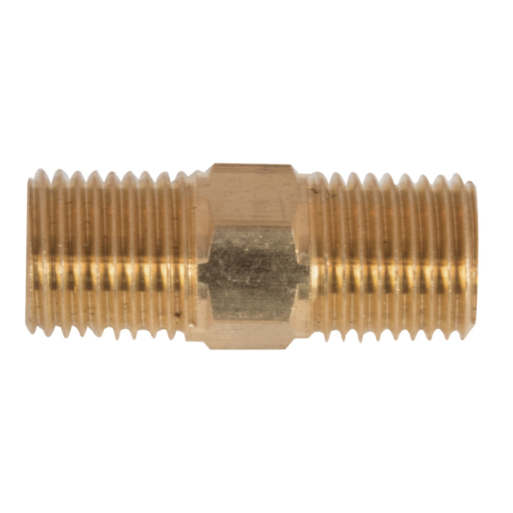 Safegas Hex Nipple Brass 3/8” (122-6)